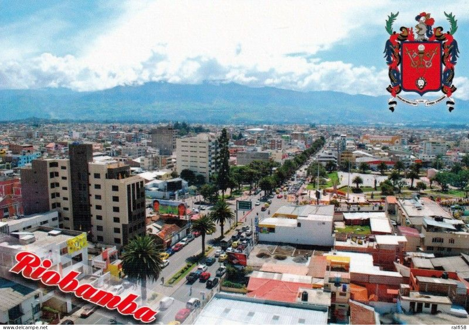 1 AK Ecuador * Blick Auf Die Stadt Riobamba - Hauptstadt Der Provinz Chimborazo * - Ecuador