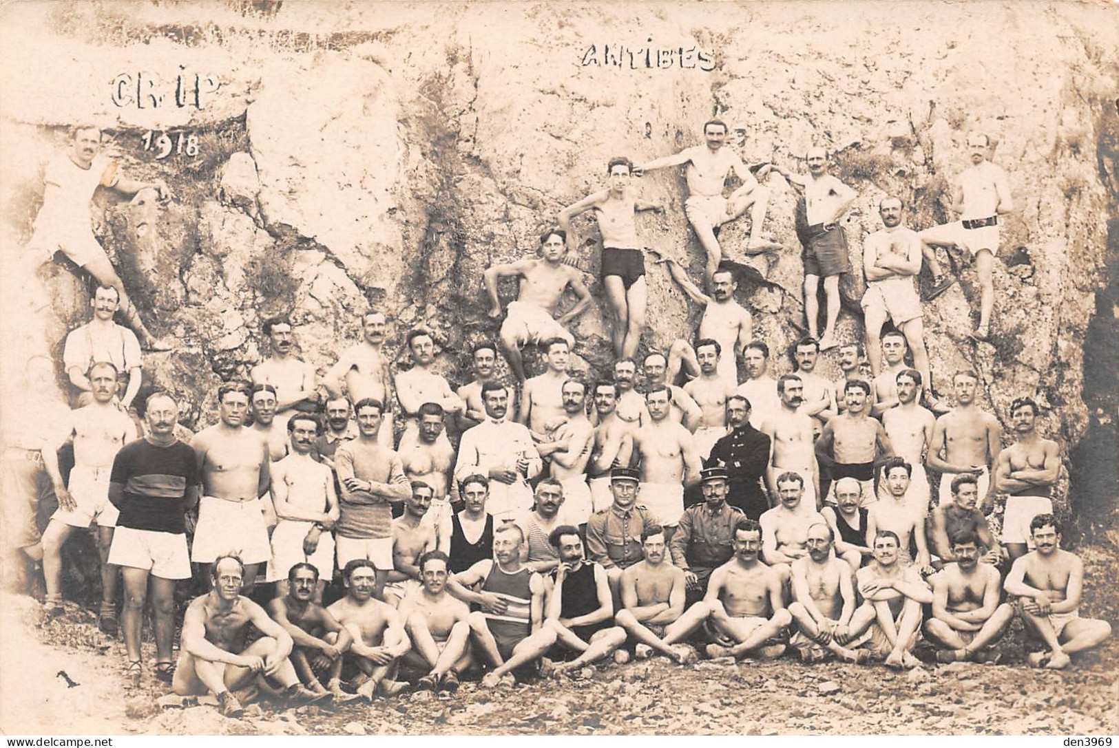 ANTIBES (Alpes-Maritimes) - CRIP 1918 - Centre Régional D'Instruction Physique - Carte-Photo - Autres & Non Classés