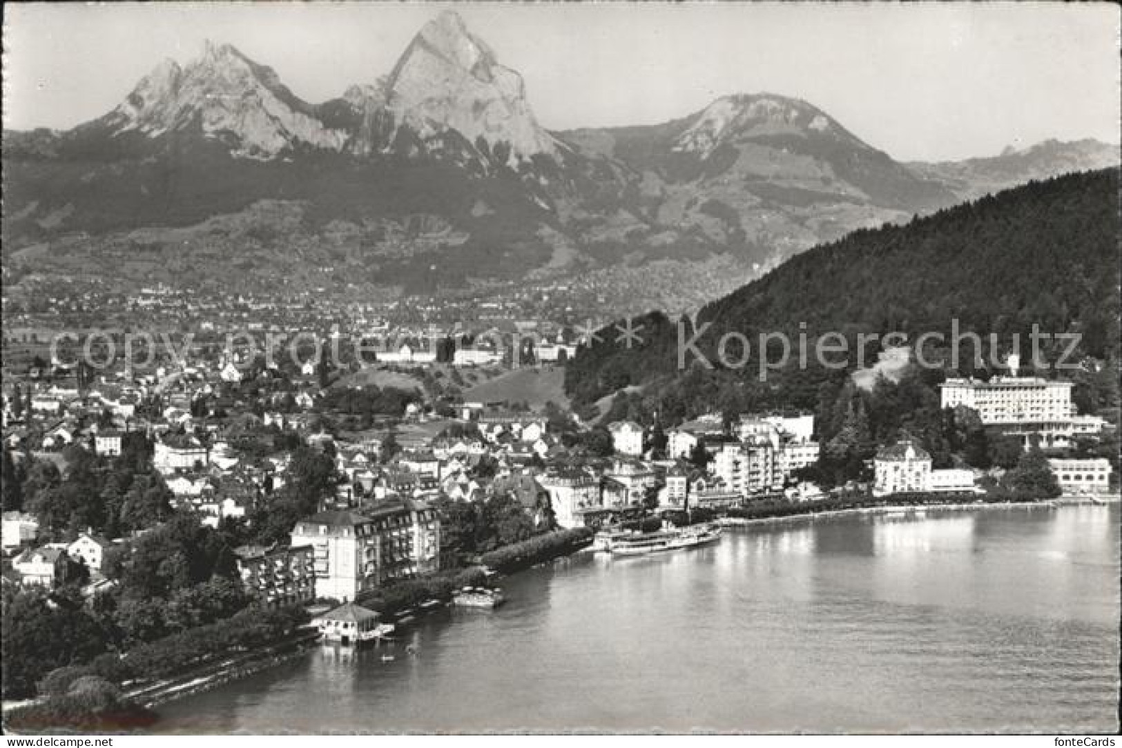 11776637 Brunnen SZ Hafenpartie Panorama Brunnen - Autres & Non Classés