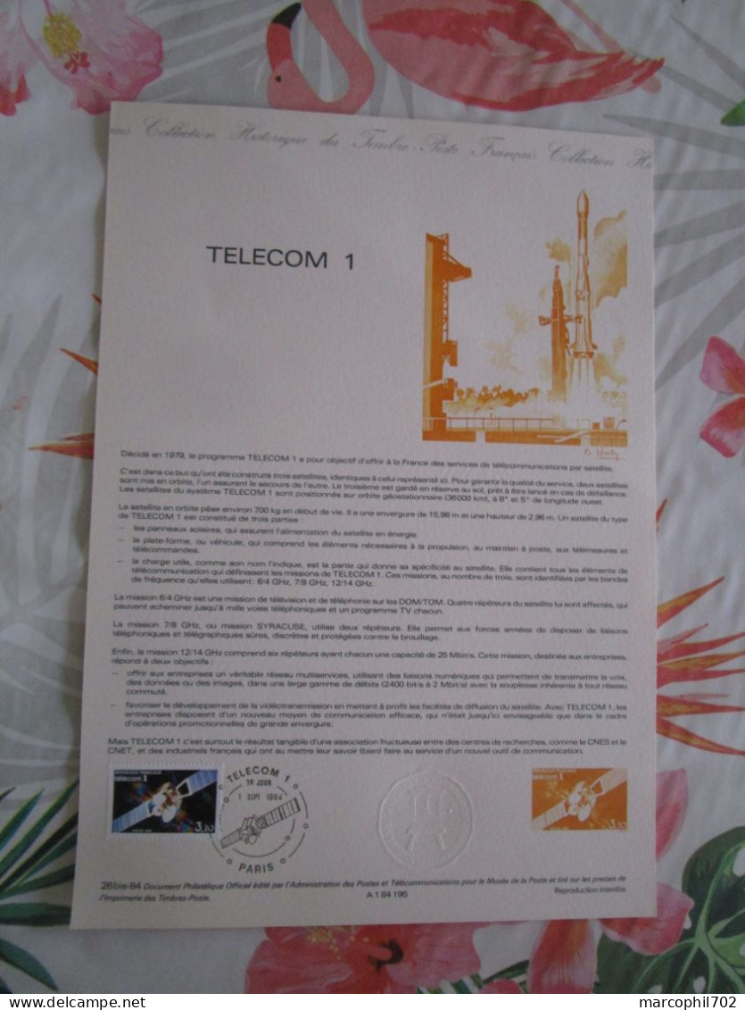 Document Officiel Telecom 1  1/9/84 - Documenten Van De Post