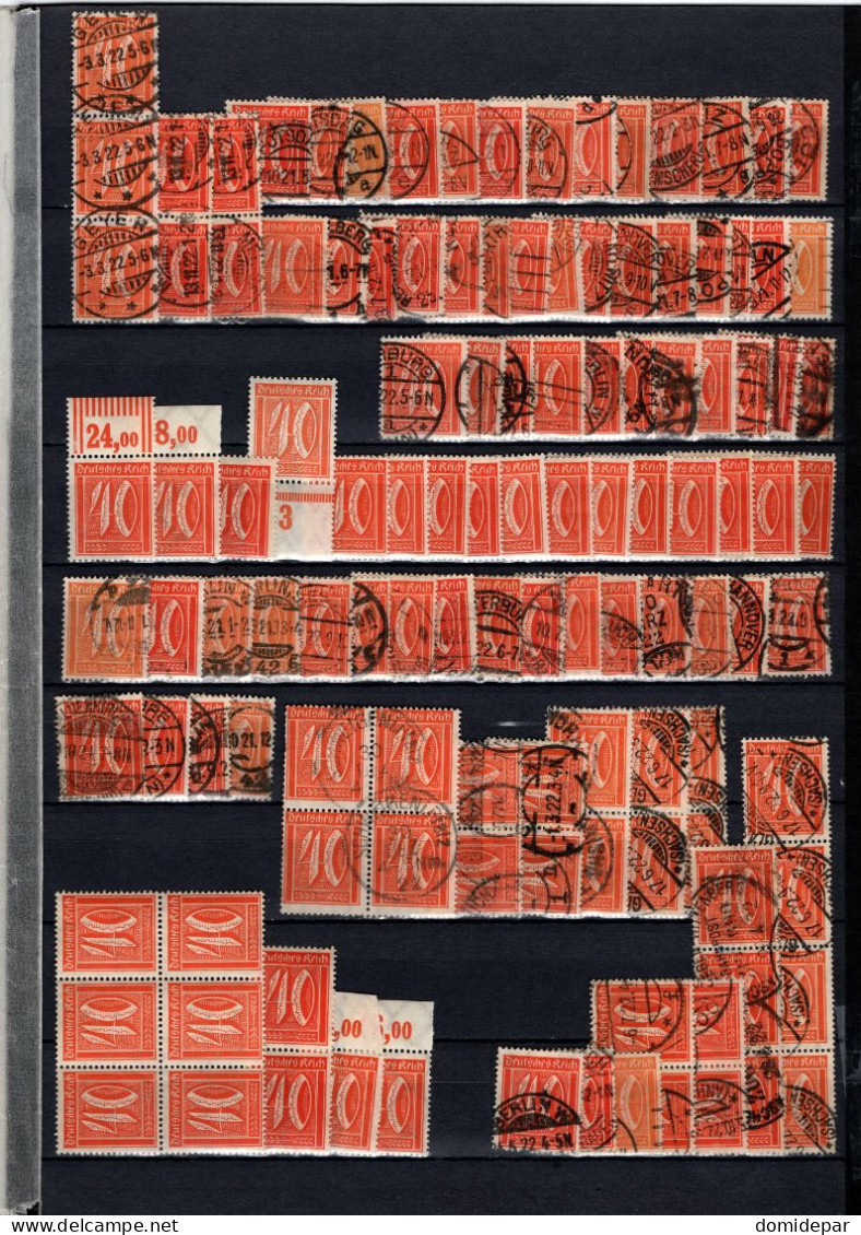 Deutsches Reich  N° 163 N** Obli - Used Stamps