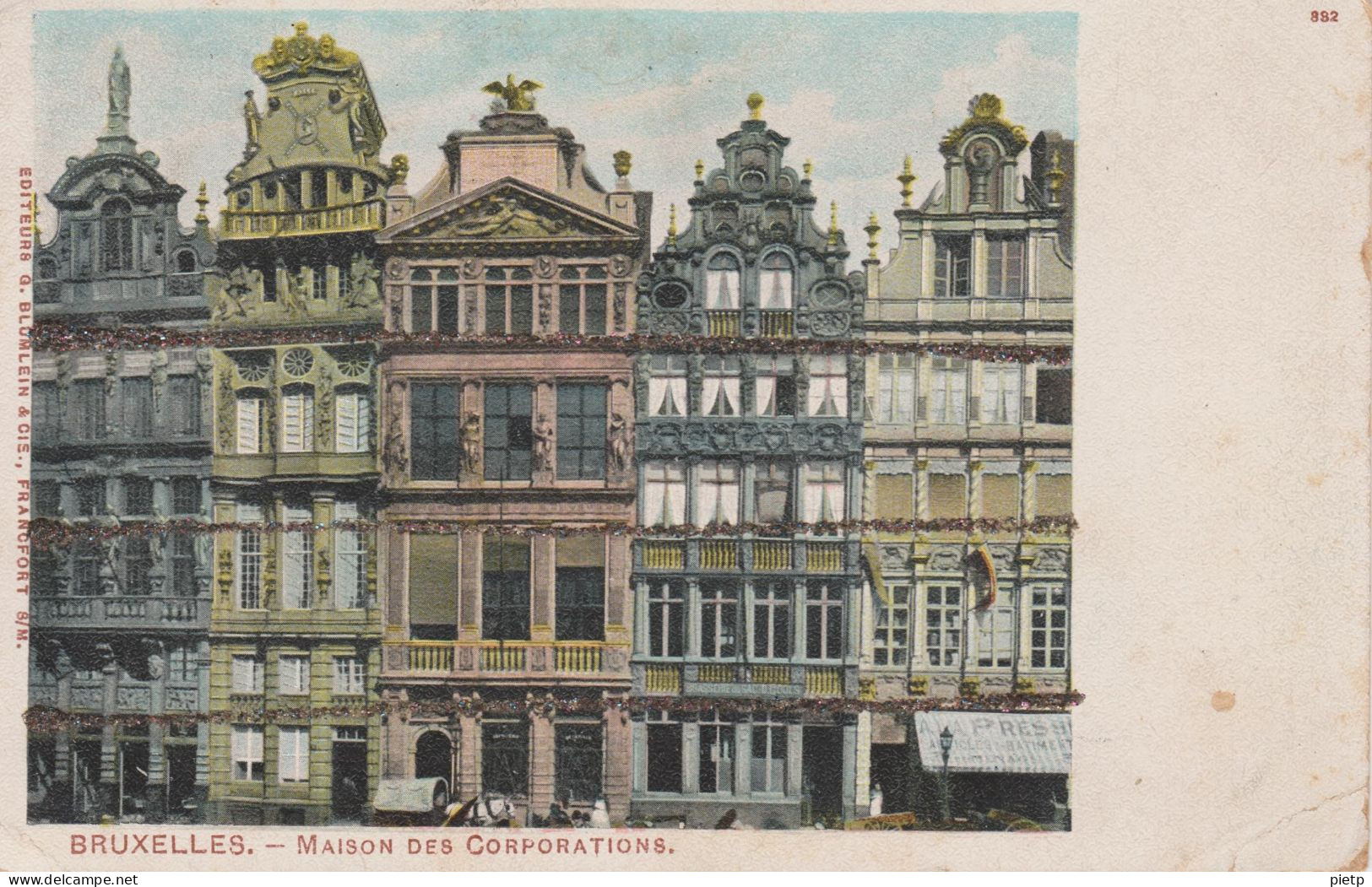 Bruxelles - éditeur BLUMLEIN - BRUXELLES. – MAISON DES CORPORATIONS - Monuments, édifices