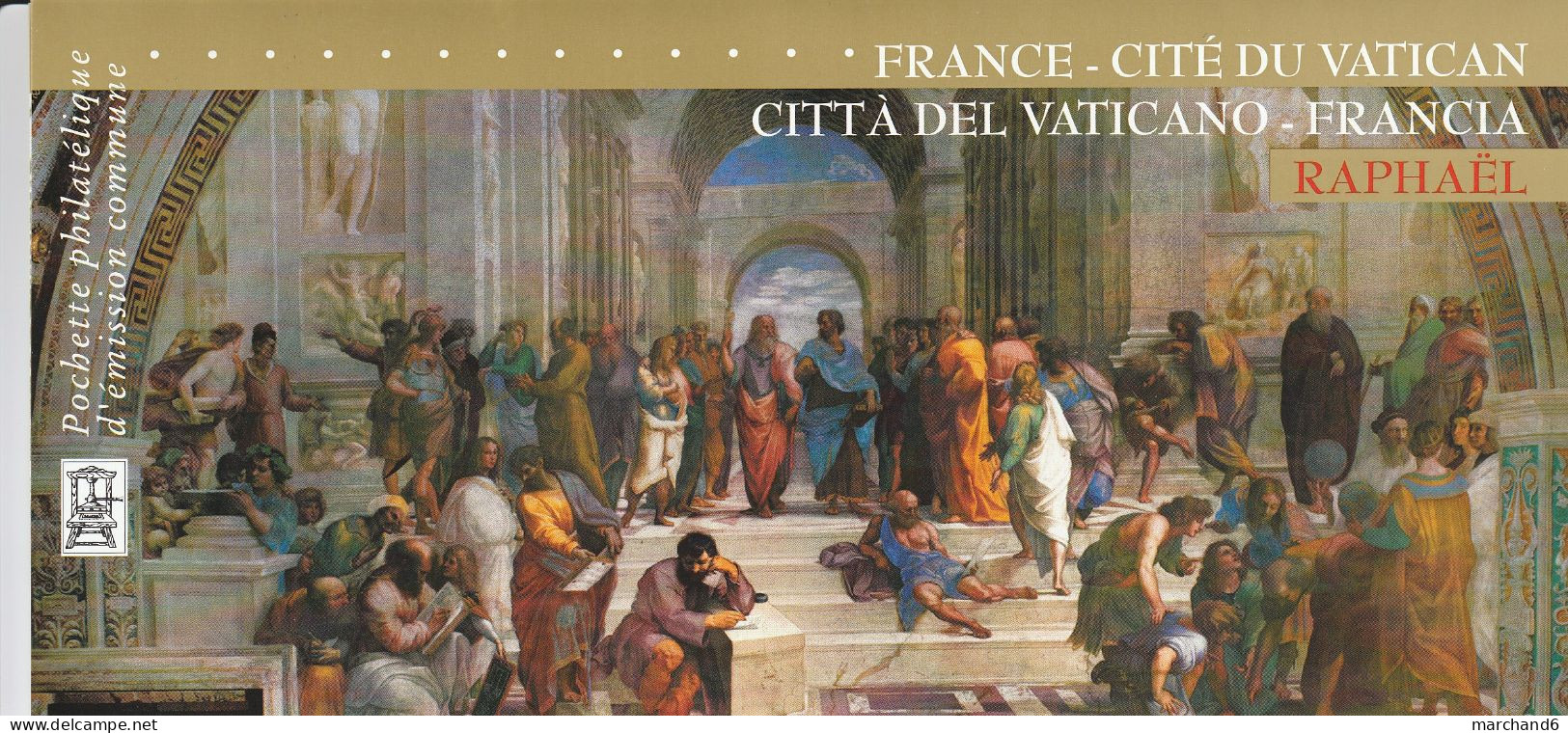 2005 France Vatican Pochette Souvenir N°26 émissions Communes Peintre Italien Raphael N°bf 90 Et Bf 28 Neuf ** - Other & Unclassified