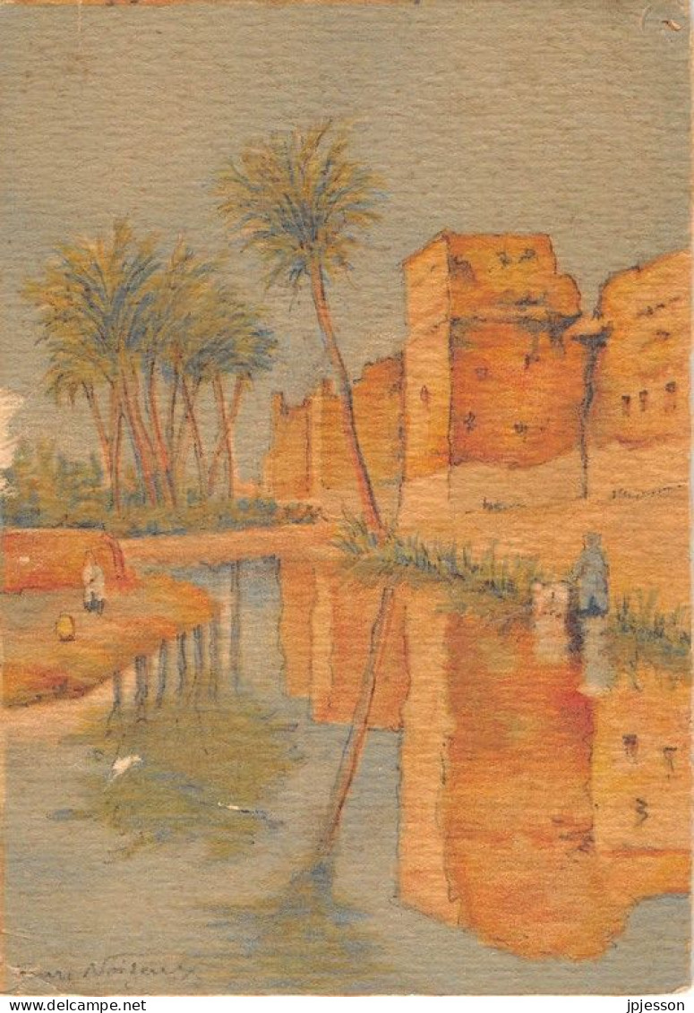  ILLUSTRATEUR - NOIZEUX - BARRE-DAYEZ 2503 A - MARRAKECH - LA PALMERAIE ET LES REMPARTS - Andere & Zonder Classificatie