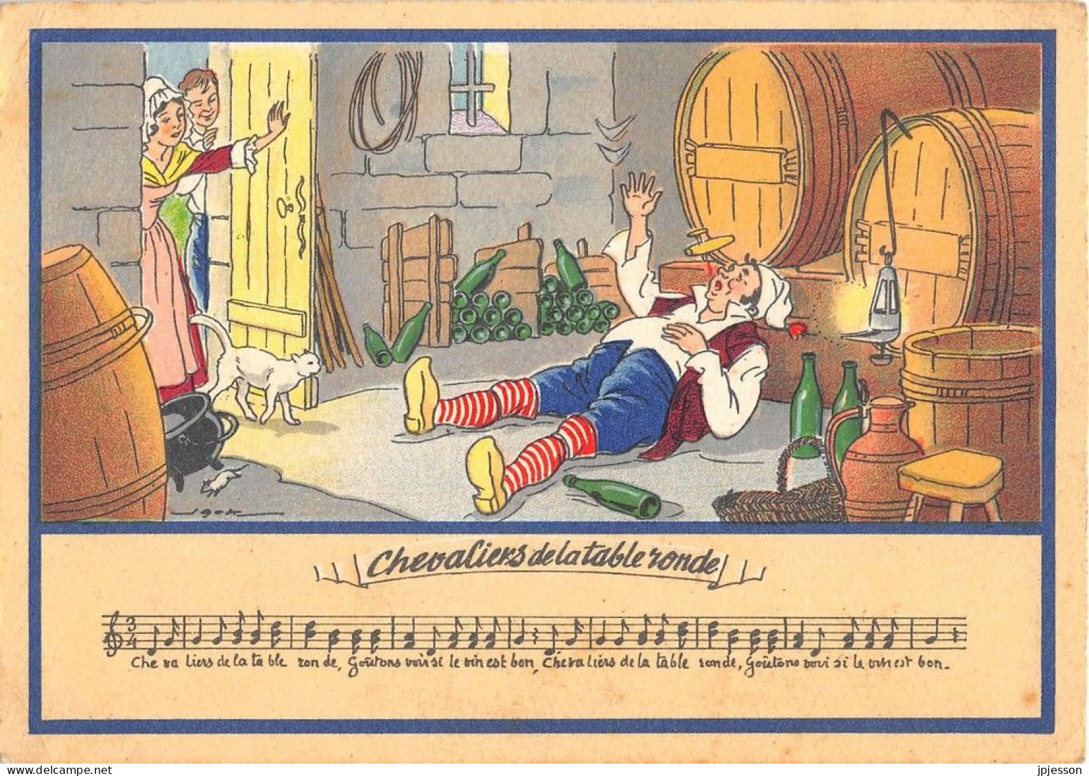  ILLUSTRATEUR - JACK - BARRE-DAYEZ 1480 I - CHANSONS ILLUSTREES: CHEVALIERS DE LA TABLE RONDE - Sonstige & Ohne Zuordnung