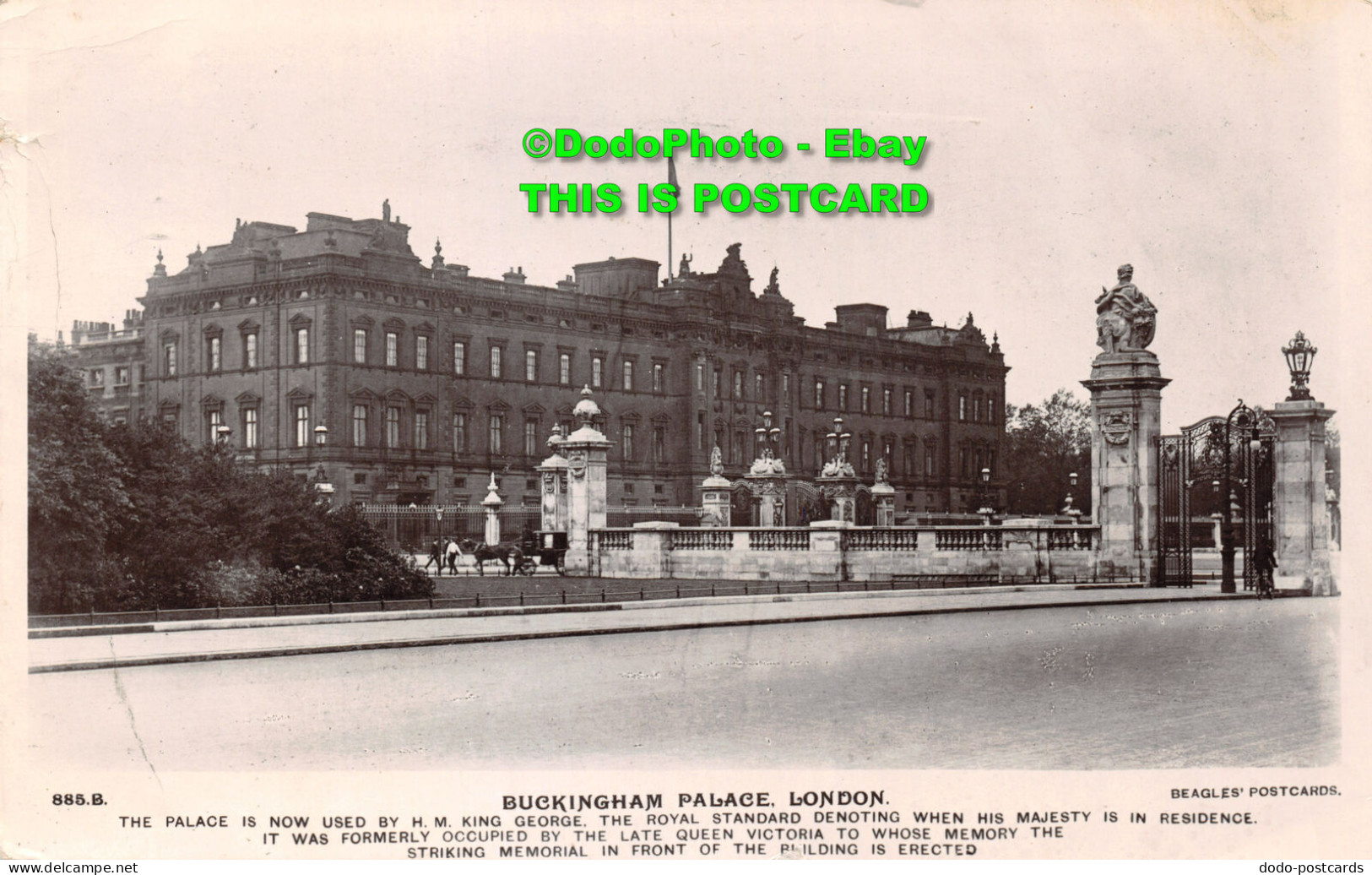 R421995 885. B. Buckingham Palace. London. Beagles. 1912 - Other & Unclassified