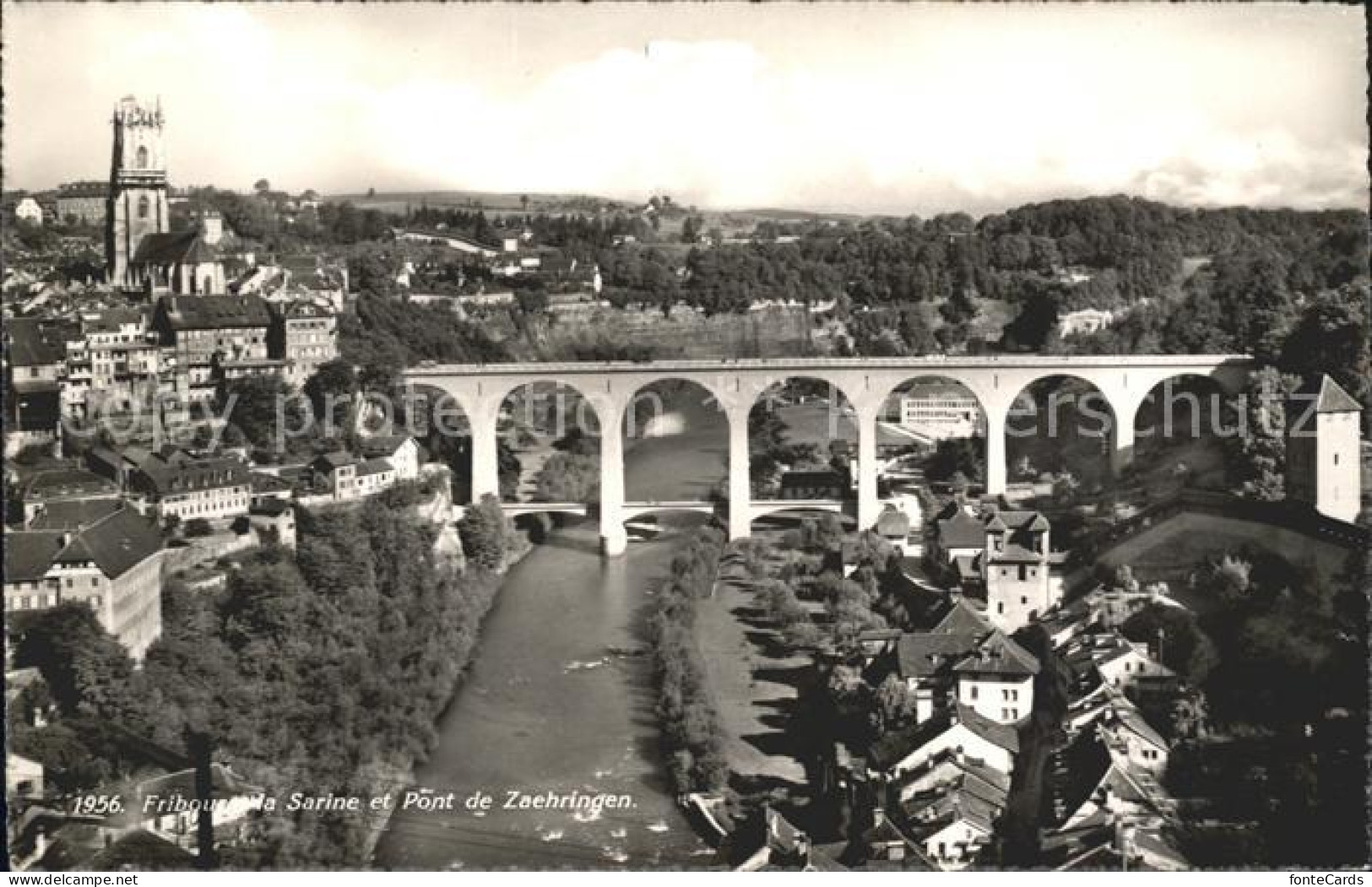 11774117 Fribourg FR La Sarine Et Pont De Zaehringen Fribourg - Otros & Sin Clasificación