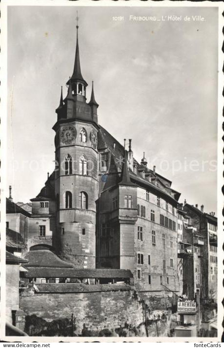 11774116 Fribourg FR Hotel De Ville Fribourg - Sonstige & Ohne Zuordnung