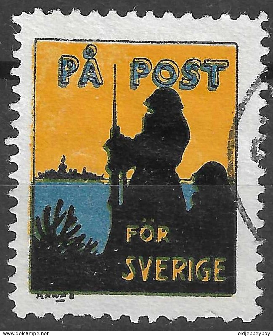 SWEDEN - 1939-45 Vignette Pour Les Militaires " På Post För Sverige " (En Poste Pour La Suède) VIGNETTE Reklamemarke    - Erinofilia