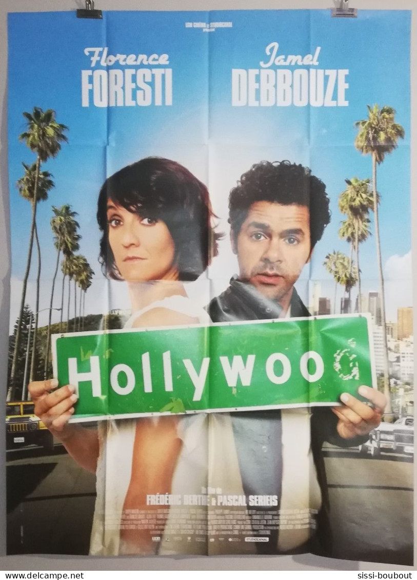 Affiche Originale De Cinéma "Hollywoo"  Avec Florence Foresti & Jamel Debbouze De 2011 - Manifesti & Poster