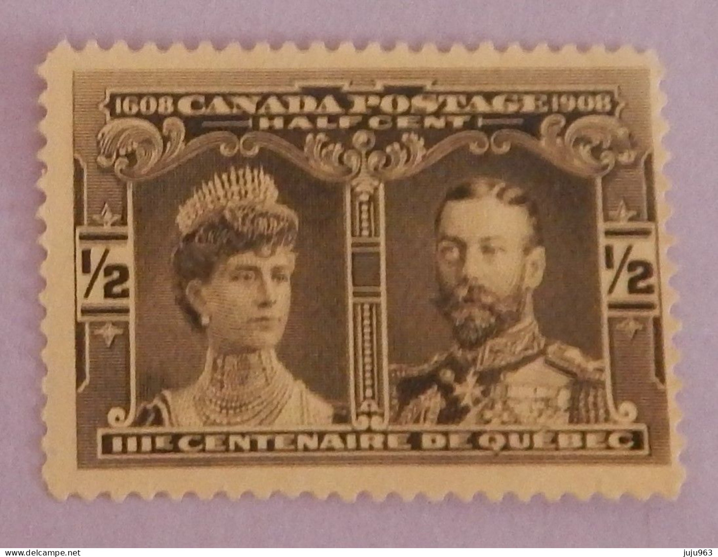 CANADA YT 85 NEUF(*)MNG "PRINCESSE ET PRINCE DE GALLES" ANNÉE 1908 - Ongebruikt