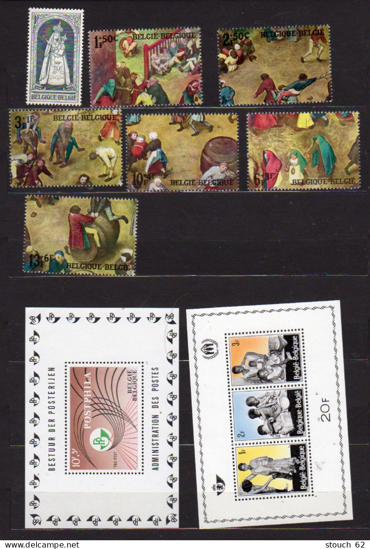 Belgique 1967, Année Complète Neuve, 1404 / 1442, Cote 18,50 € - Années Complètes