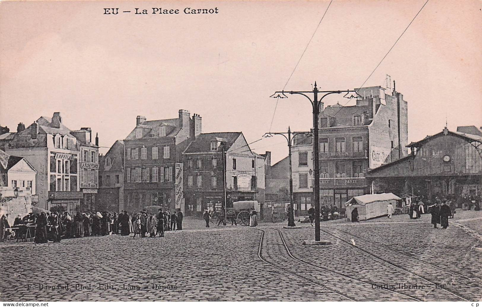 EU -  Place  Carnot    - CPA °J - Eu