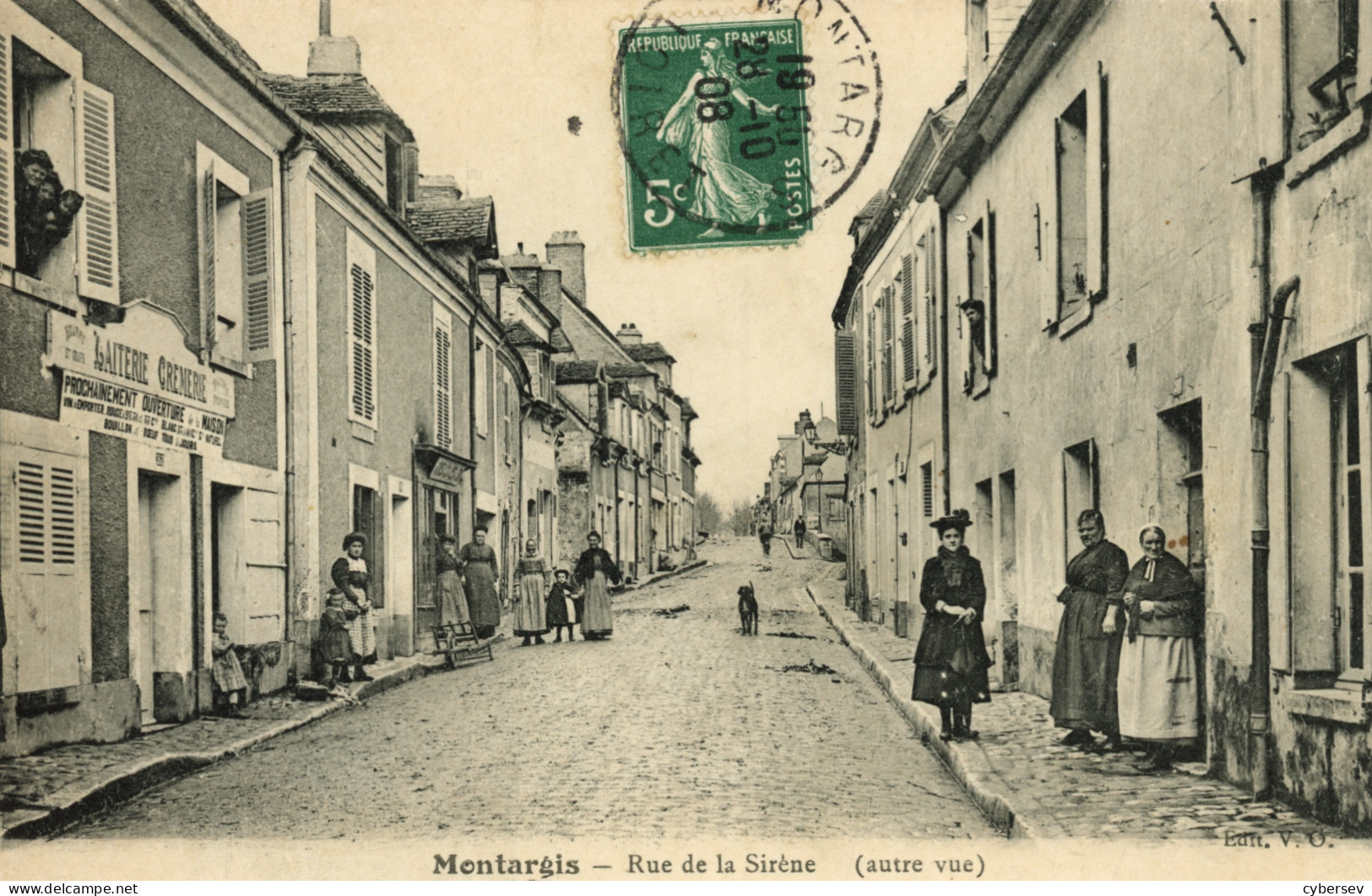 MONTARGIS - Rue De La Sirène - Laiterie, Crémerie - Animé - Montargis