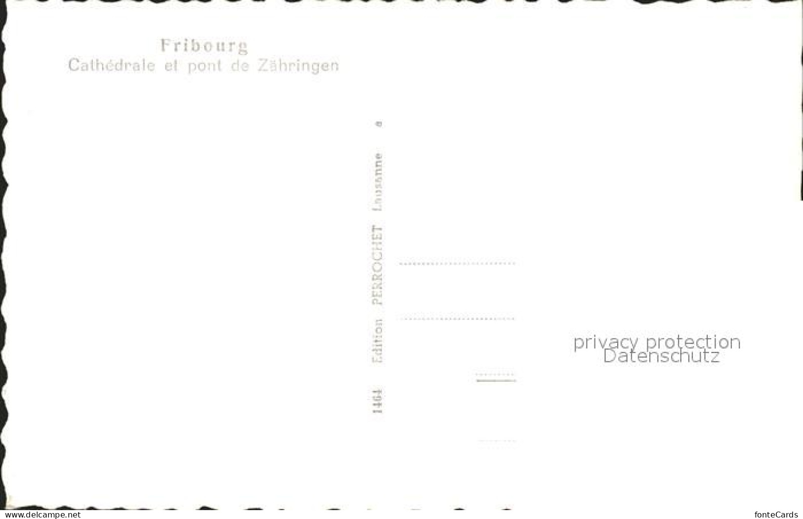 11773756 Fribourg FR Cathedrale Et Pont De Zaehringen Fribourg - Autres & Non Classés