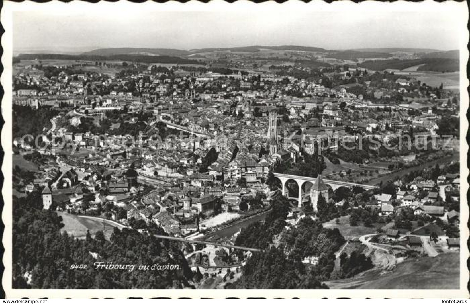 11773737 Fribourg FR Vue Aerienne Fribourg - Other & Unclassified