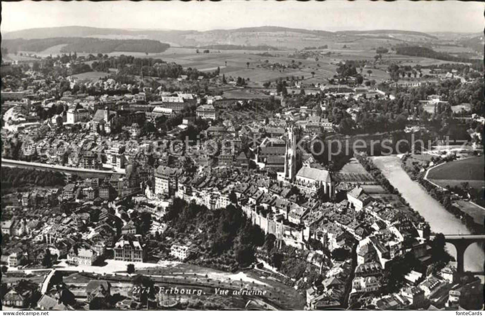 11773706 Fribourg FR Vue Aerienne Fribourg - Otros & Sin Clasificación