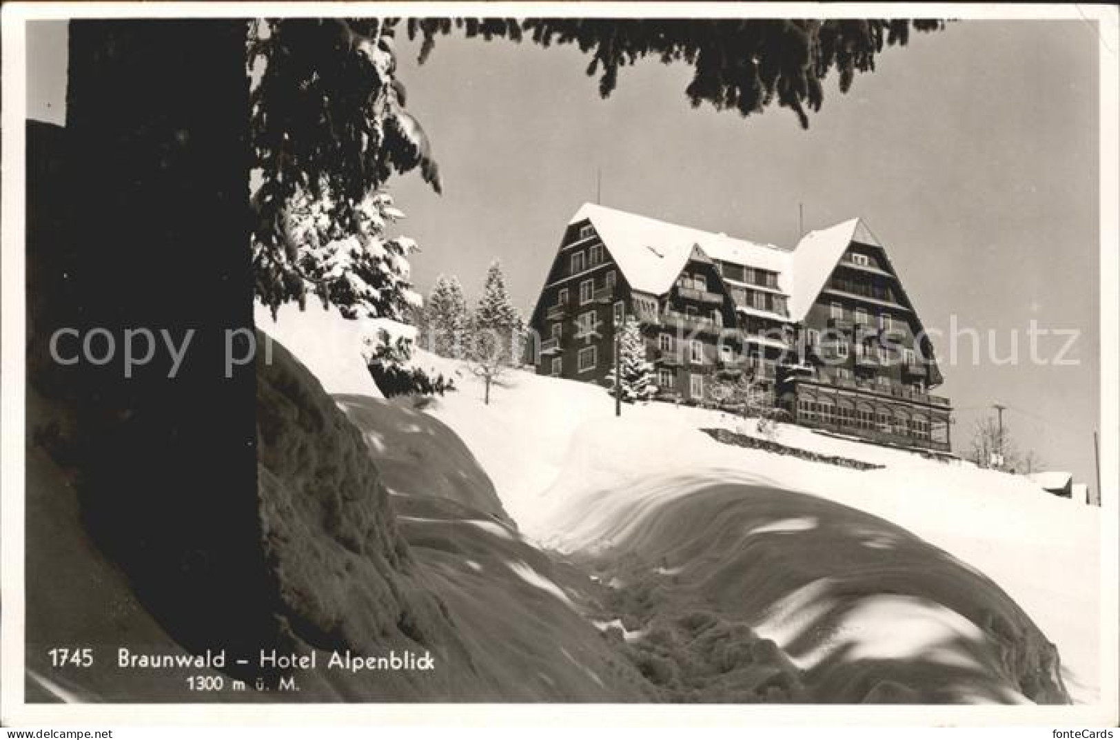 11773607 Braunwald GL Hotel Alpenblick Braunwald GL - Altri & Non Classificati