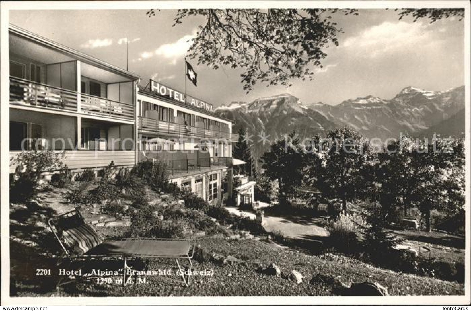 11773557 Braunwald GL Hotel Alpina  Braunwald GL - Autres & Non Classés