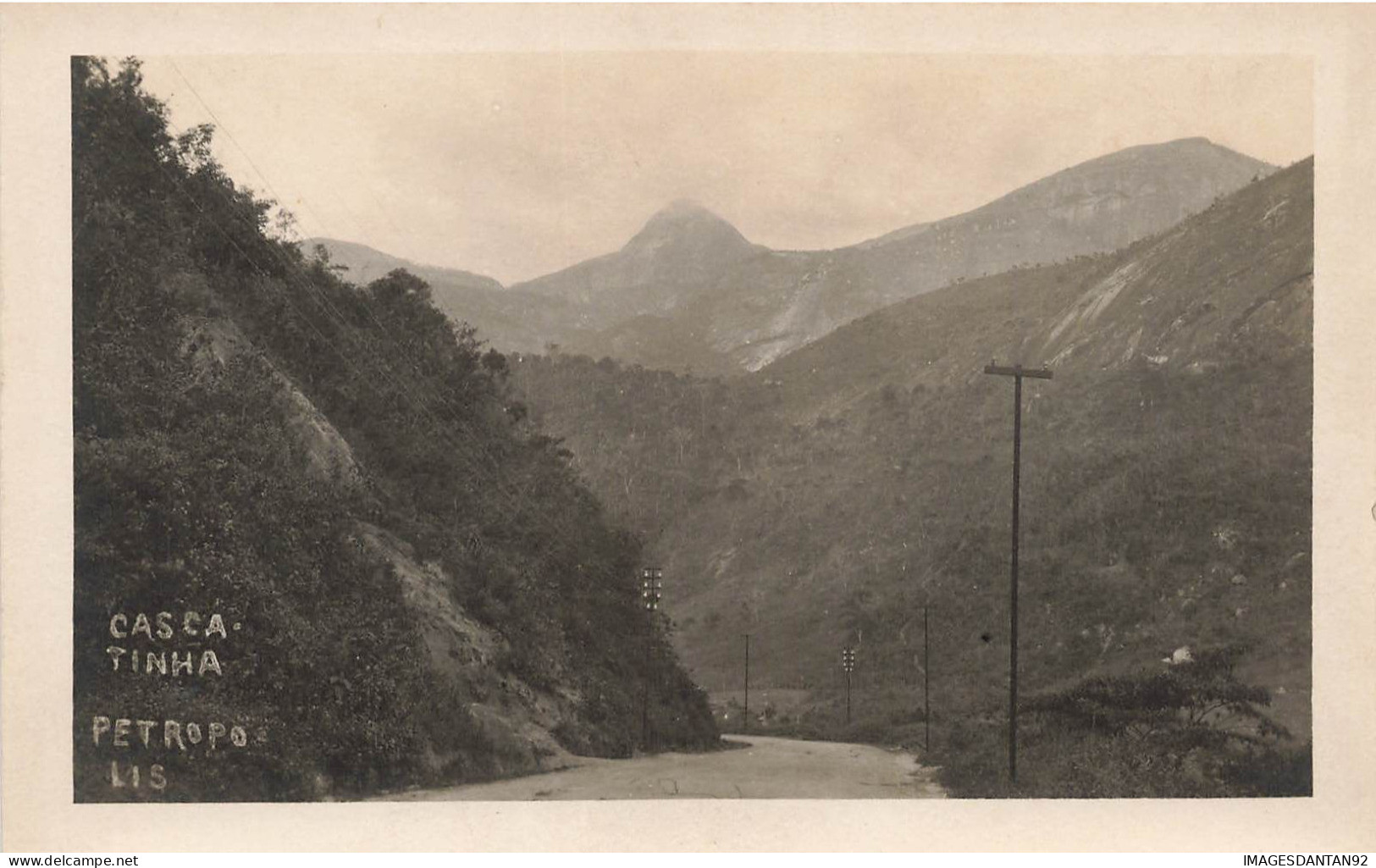 BRESIL #FG57367 CASCATINHA PETROPOLIS LA ROUTE CARTE PHOTO - Rio De Janeiro