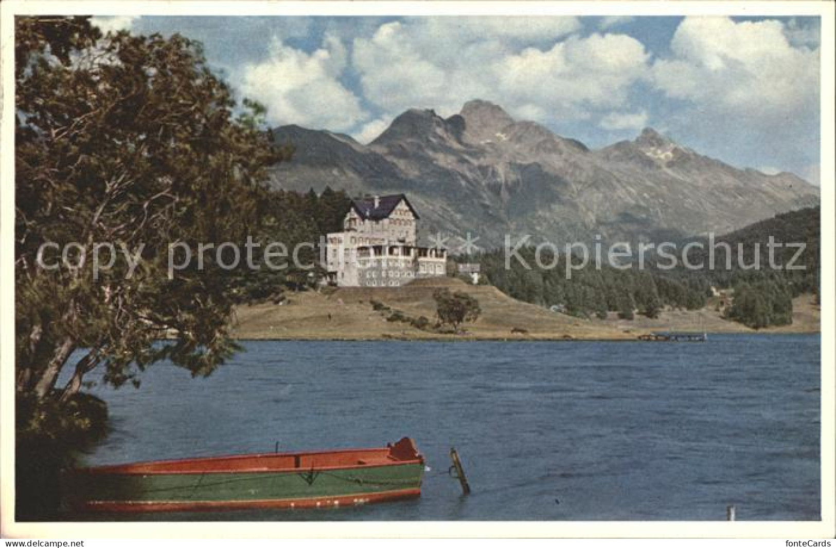 11773386 St Moritz GR Hotel Waldhaus Boot St. Moritz - Sonstige & Ohne Zuordnung