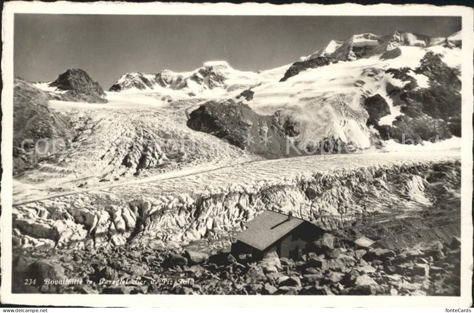 11773306 Bovalhuette Persgletscher Piz Palue Bovalhuette - Sonstige & Ohne Zuordnung