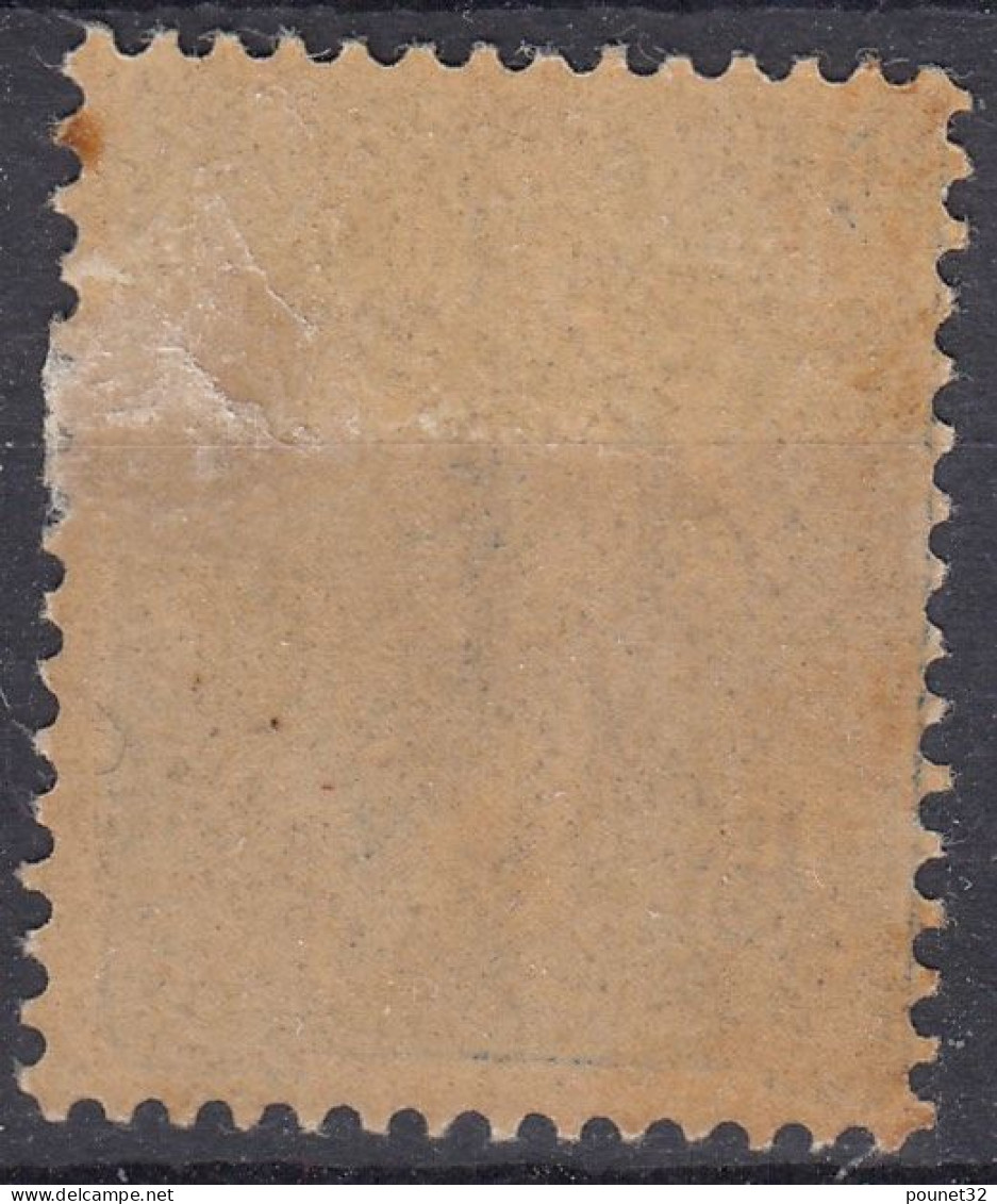 TIMBRE FRANCE SEMEUSE LIGNEE N° 132 NEUVE * GOMME AVEC CHARNIERE - COTE 80 € - 1903-60 Säerin, Untergrund Schraffiert