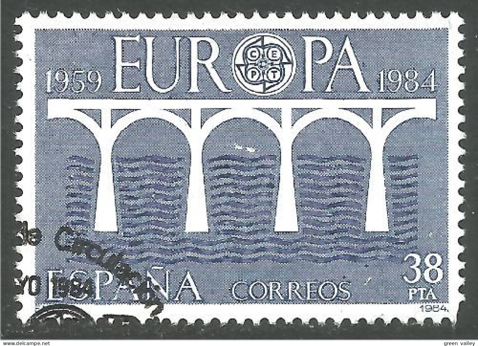 EU84-95 EUROPA CEPT 1984 Espagne Pont Bridge Brücke Puente Brug Ponte - 1984