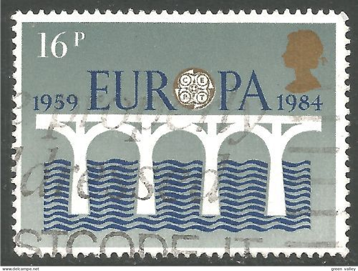 EU84-68b EUROPA CEPT 1984 Great Britain Pont Bridge Brücke Puente Brug Ponte - 1984