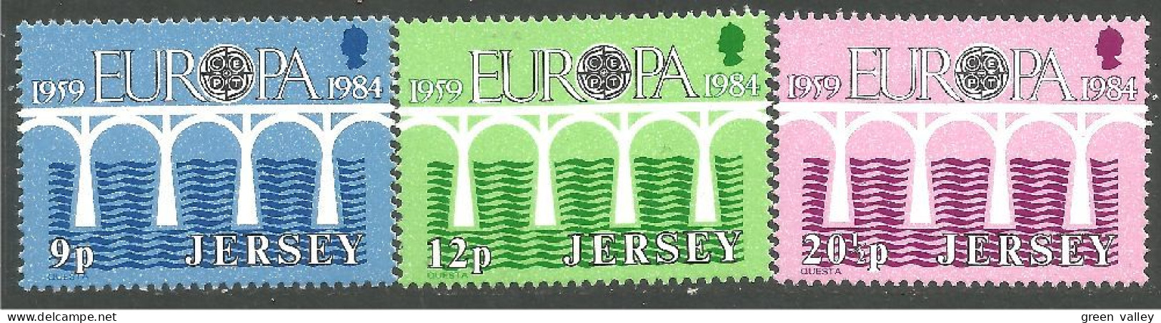 EU84-16 EUROPA CEPT 1984 Jersey Pont Bridge Brücke Puente Brug Ponte MNH ** Neuf SC - 1984