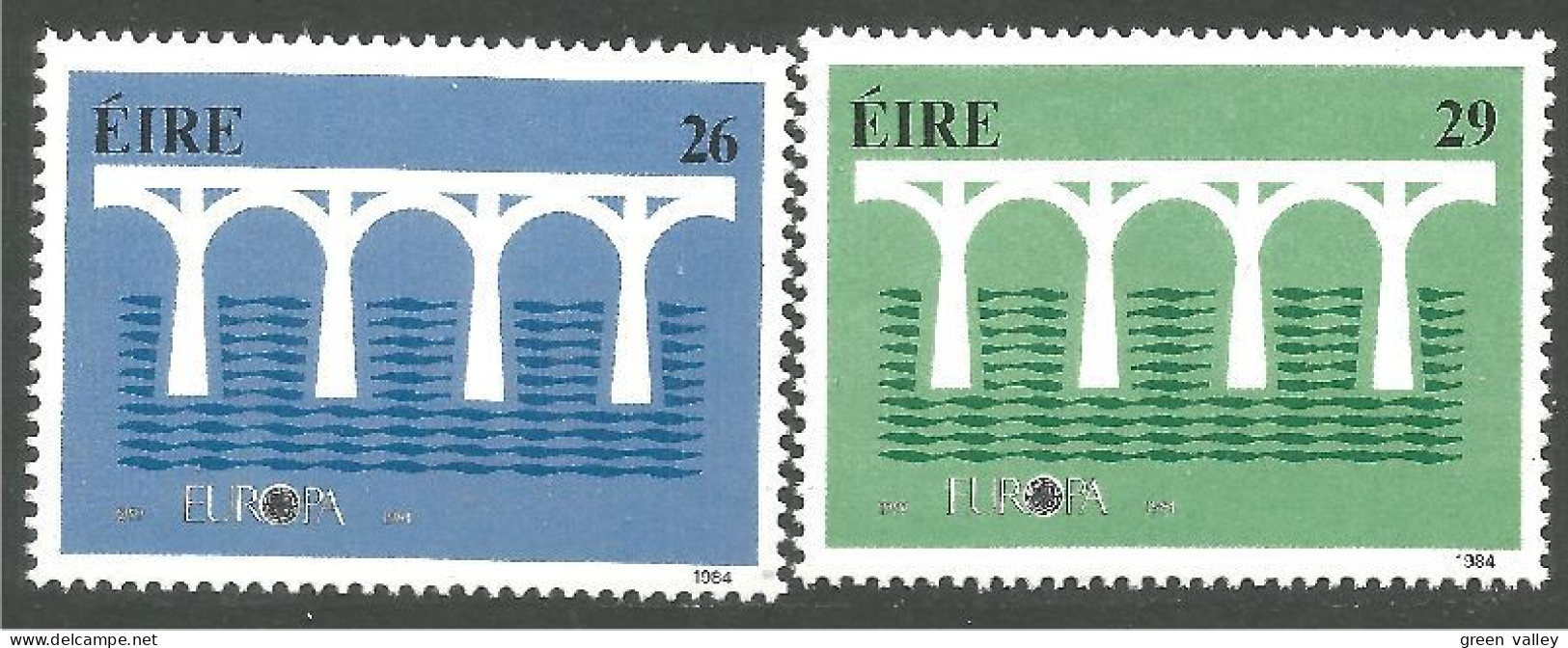 EU84-14b EUROPA CEPT 1984 Eire Ireland Pont Bridge Brücke Puente Brug Ponte MNH ** Neuf SC - Brücken