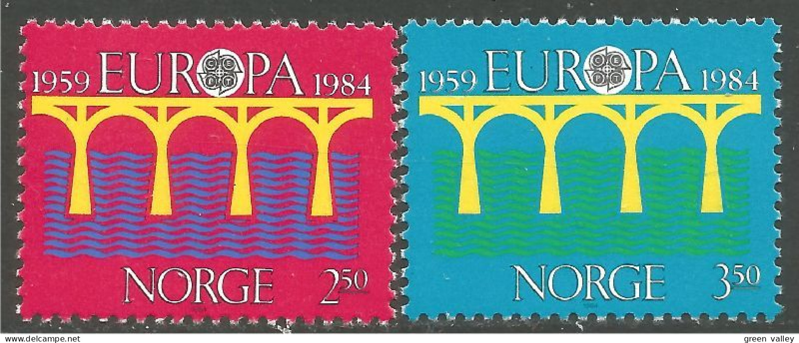 EU84-18 EUROPA CEPT 1984 Norway Norvège Pont Bridge Brücke Puente Brug Ponte MNH ** Neuf SC - 1984