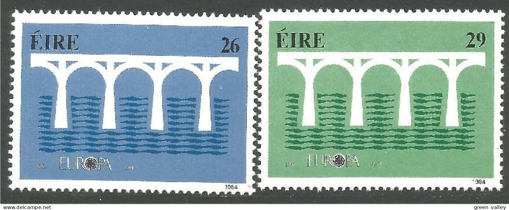 EU84-14c EUROPA CEPT 1984 Ireland Irlande Pont Bridge Brücke Puente Brug Ponte MNH ** Neuf SC - Unused Stamps