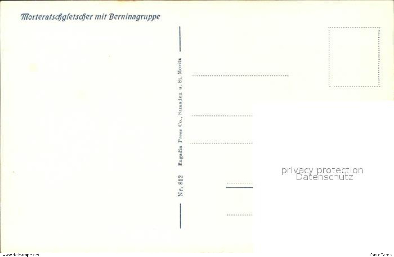 11773116 Morteratschgletscher Berninagruppe Morteratschgletscher - Altri & Non Classificati