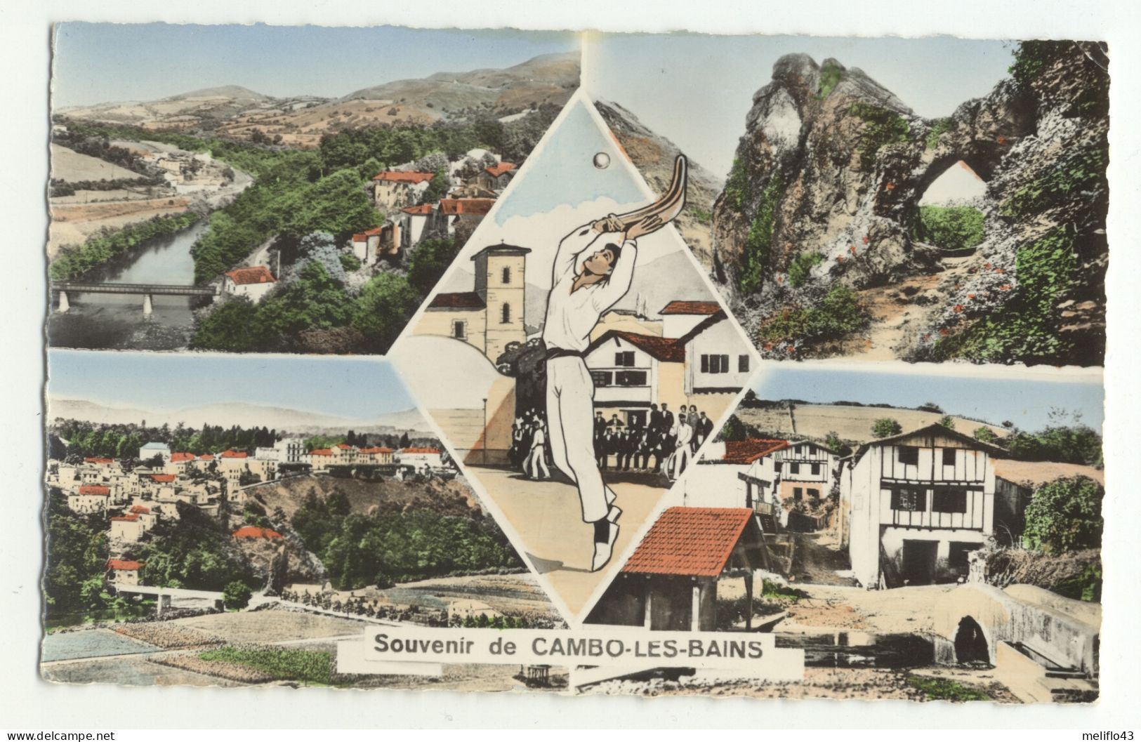 64/ CPSM - Souvenir De Cambo Les Bains - Cambo-les-Bains