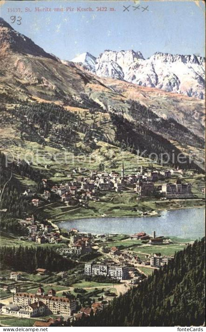 11773036 St Moritz GR Mit Piz Kessch Obersee St. Moritz - Altri & Non Classificati