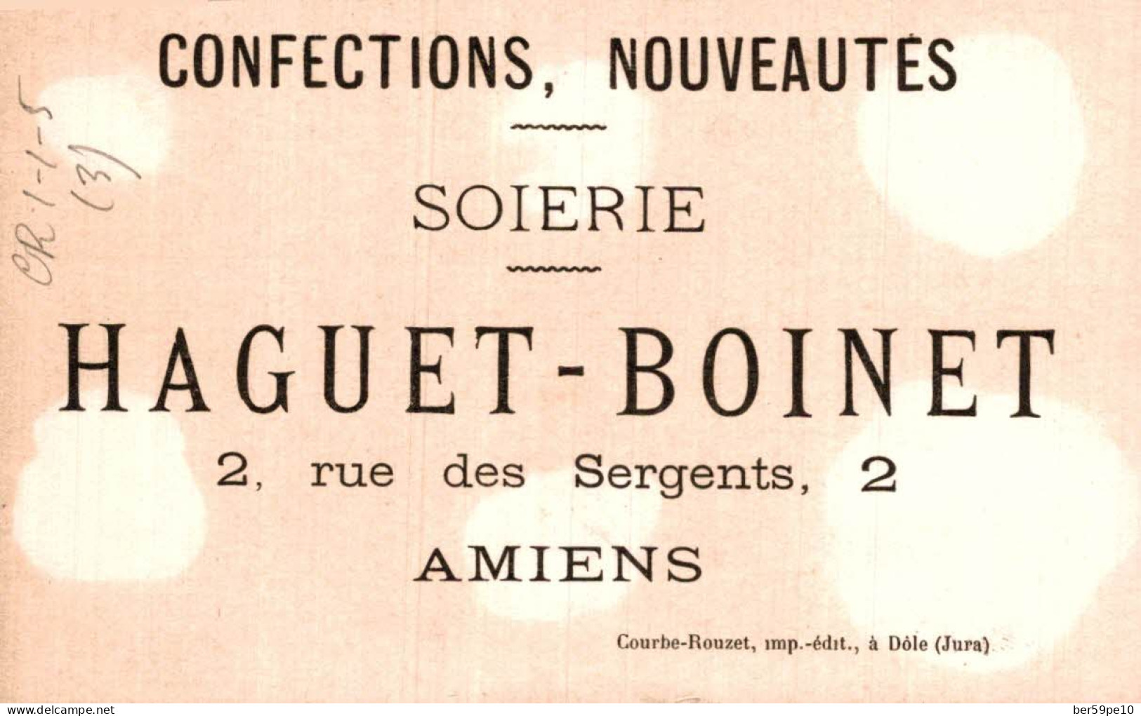 CHROMO CONFECTIONS NOUVEAUTES HAGUET-BOINET A AMIENS ATTENTION LE CHAT !  LES CISEAUX - Autres & Non Classés