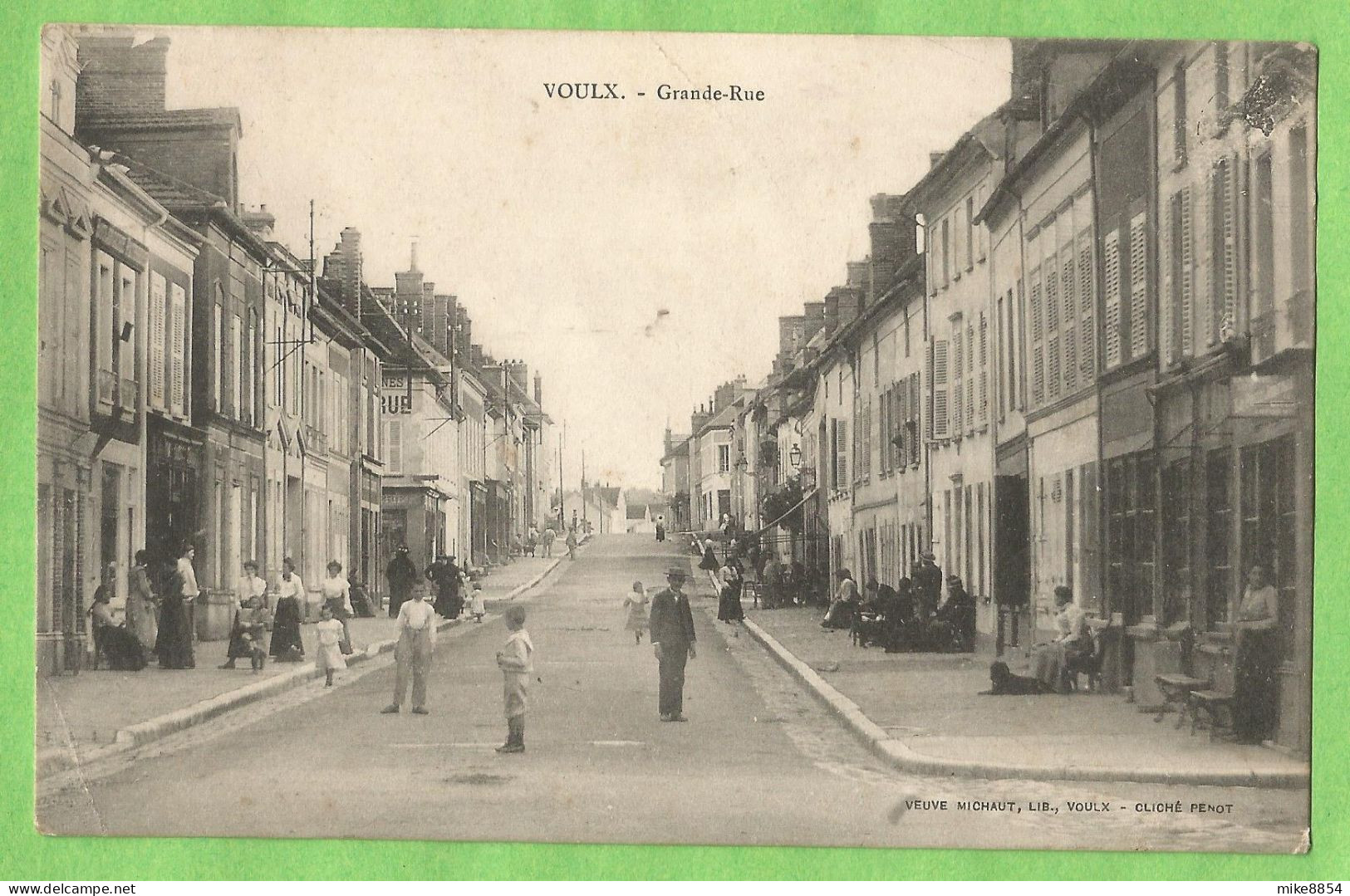 A159  CPA  VOULX   (Seine Et Marne)   Grande-Rue  -  Animation  ++++++ - Le Chatelet En Brie