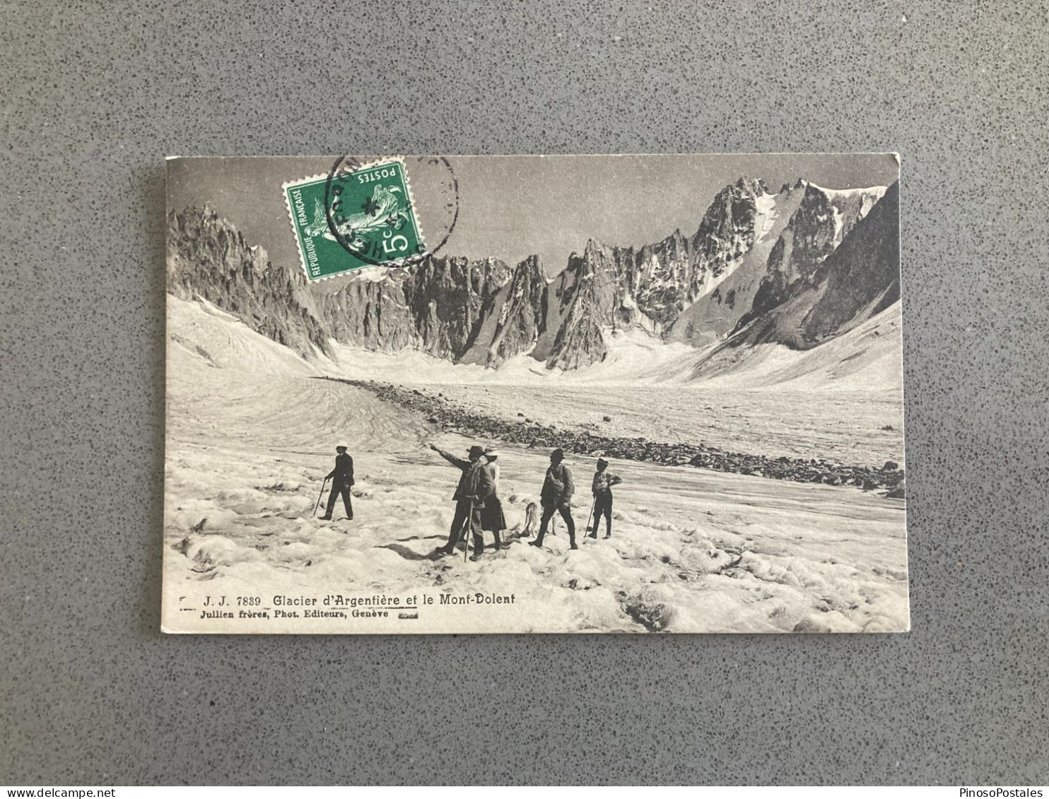 Glacier D'Argentiere Et Le Mont-Dolent Carte Postale Postcard - Other & Unclassified