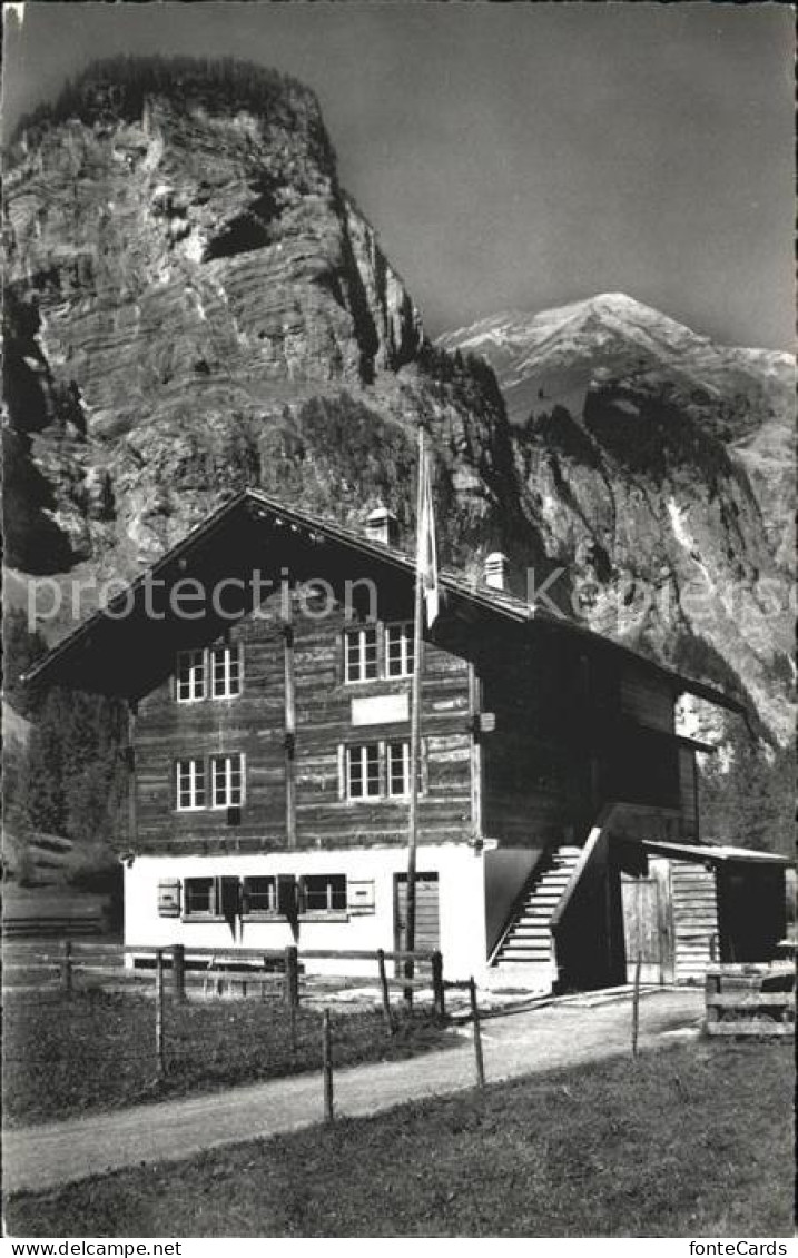 11770586 Kandersteg BE Ferienhaus Des CVJM Bern Mit Hellhorn Und First Kanderste - Sonstige & Ohne Zuordnung