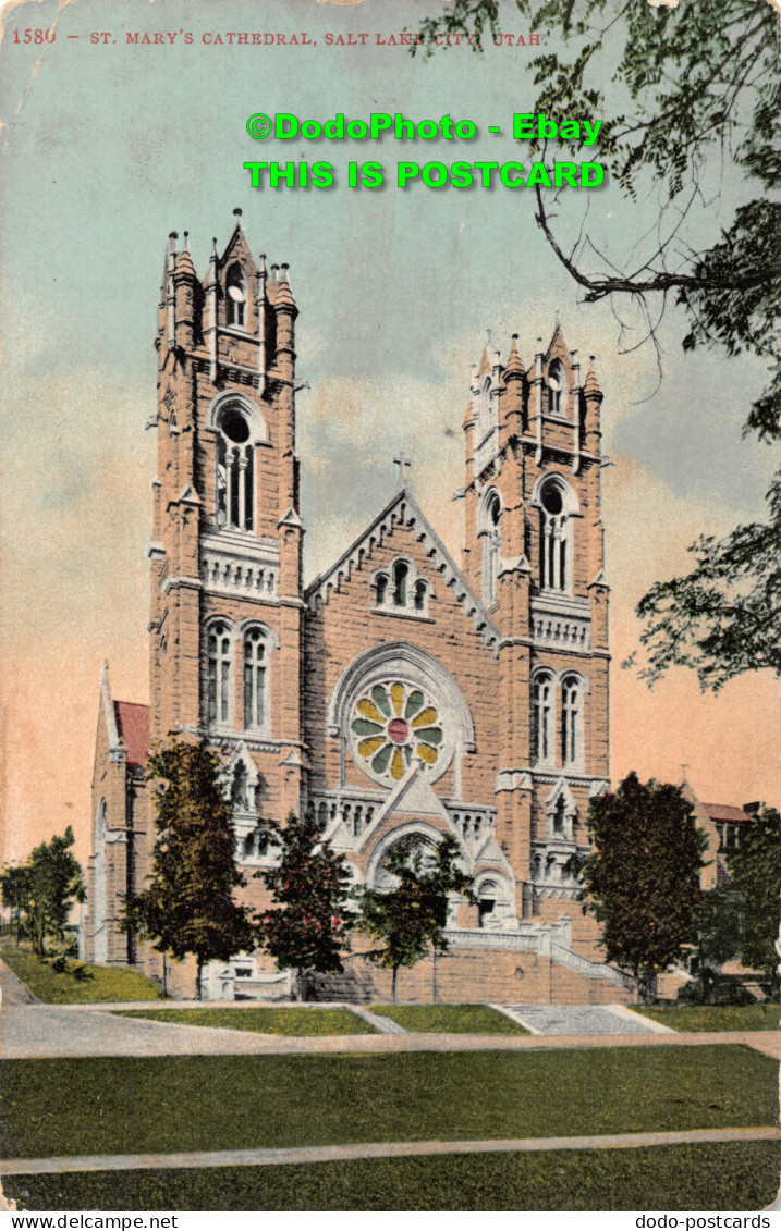 R422104 1580. St. Marys Cathedral. Salt Lake City. Utah. Edward H. Mitchell - World