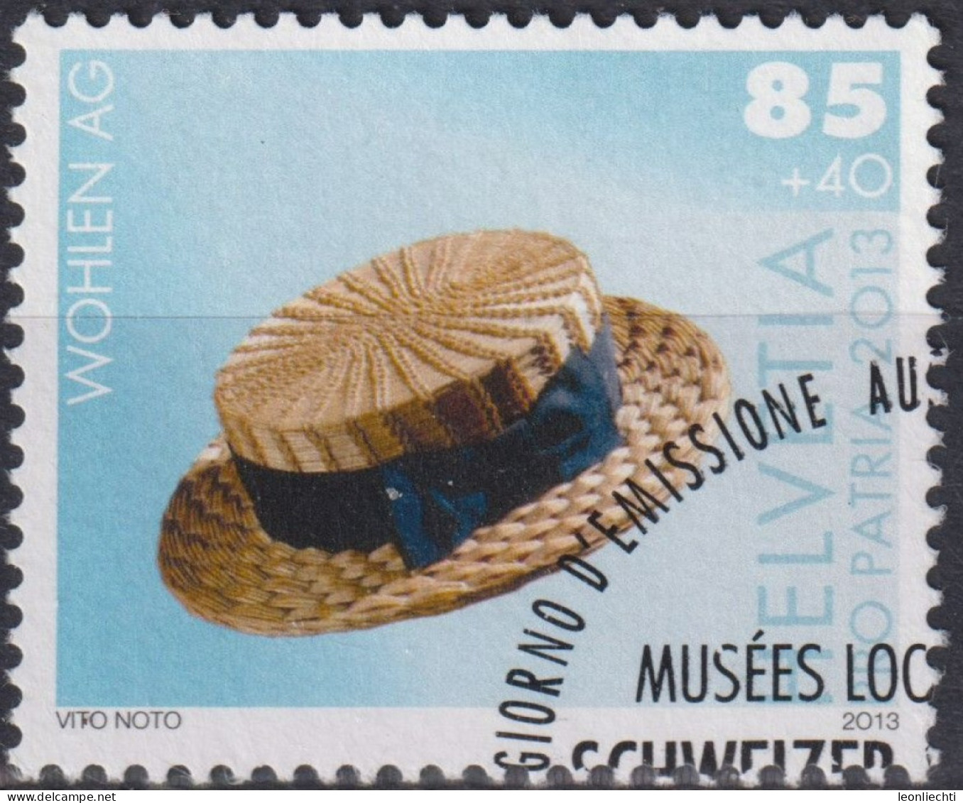 2013 Schweiz Pro Patria ⵙ Zum:CH B321, Mi:CH 2294, Yt:CH 2219, Dorfmuseum Wohlen AG - Oblitérés