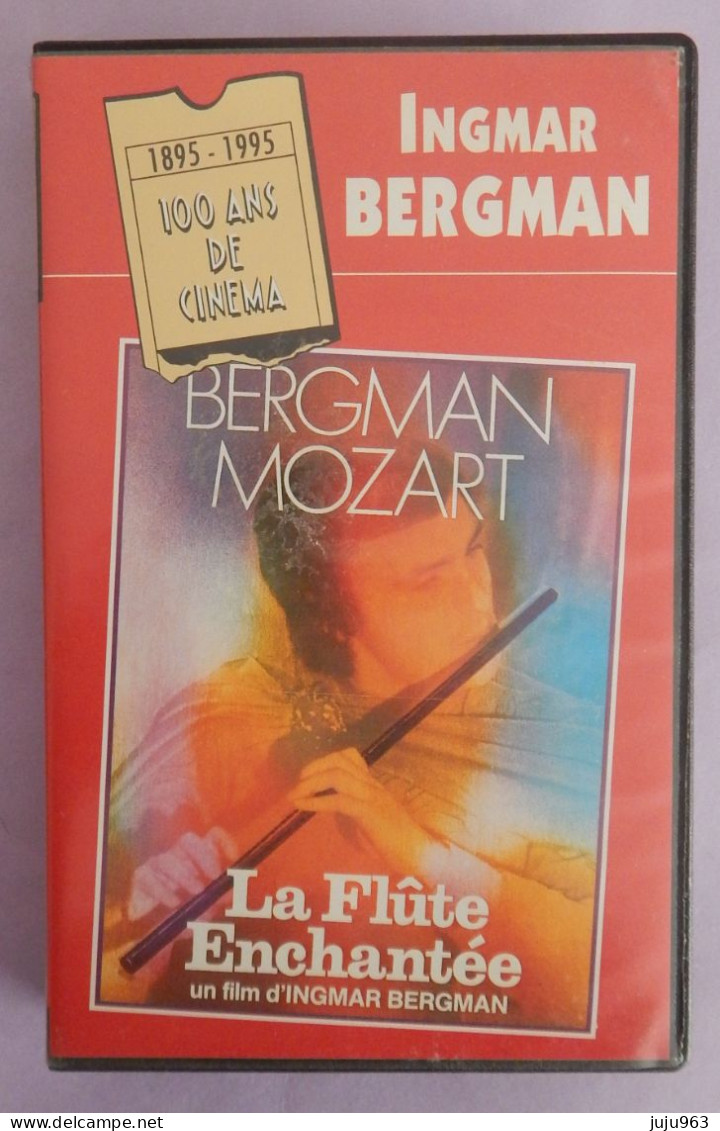 VHS "LA FLUTE ENCHANTEE" D INGMAR BERGMAN OCCASION - Musicals