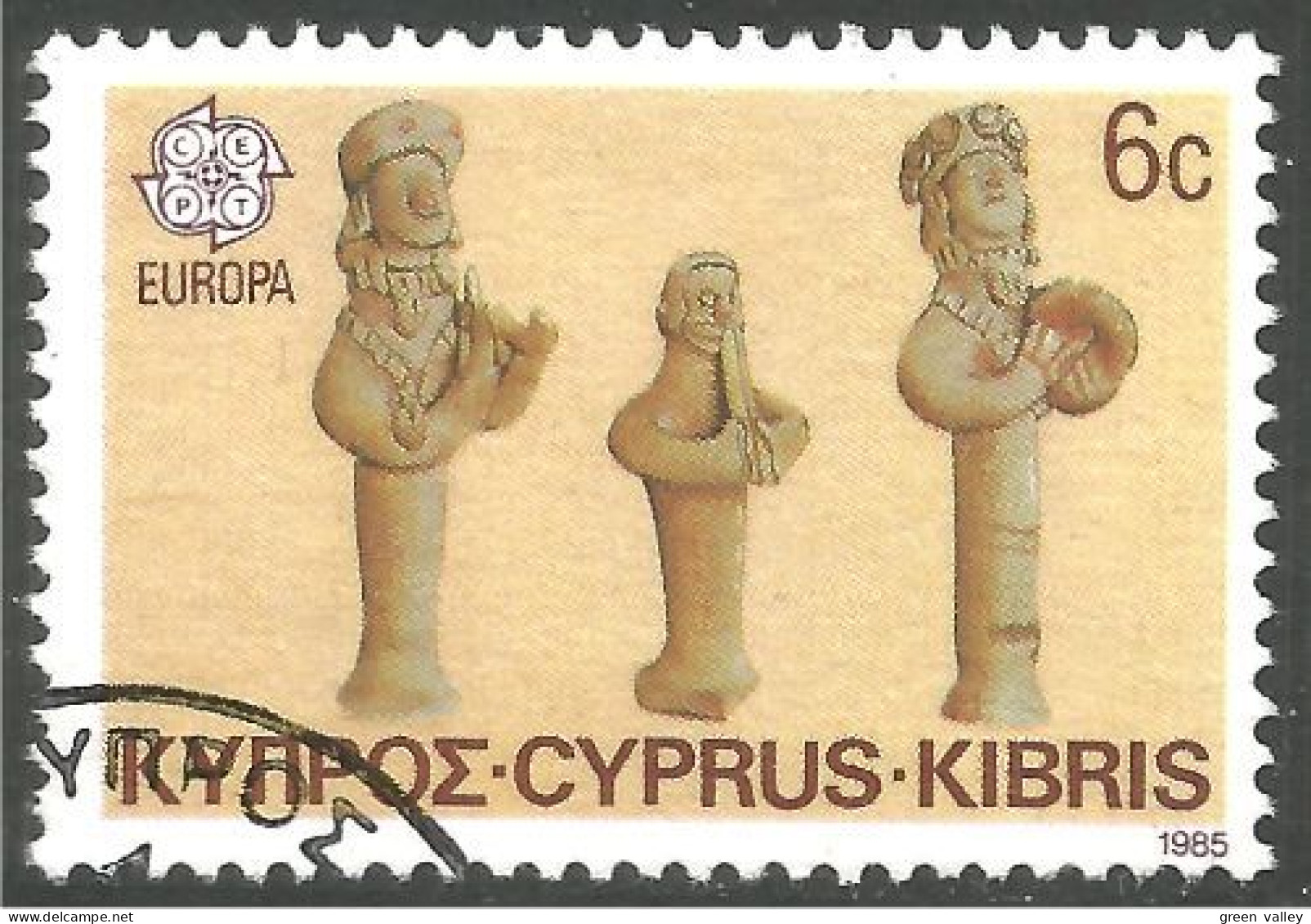 EU85-53b EUROPA CEPT 1985 Chypre Musiciens Musicians - Oblitérés