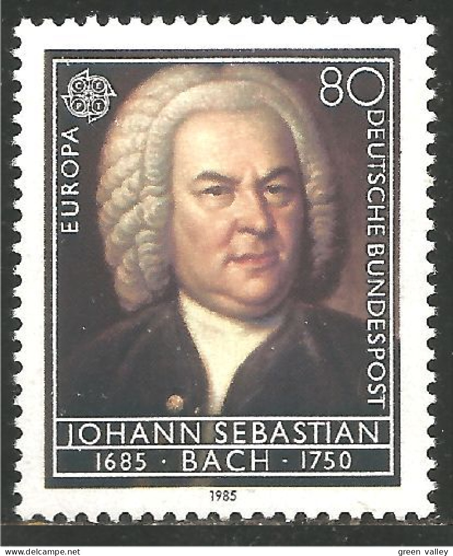 EU85-13 EUROPA CEPT 1985 Allemagne Johan Sebastian Bach MNH ** Neuf SC - Musique