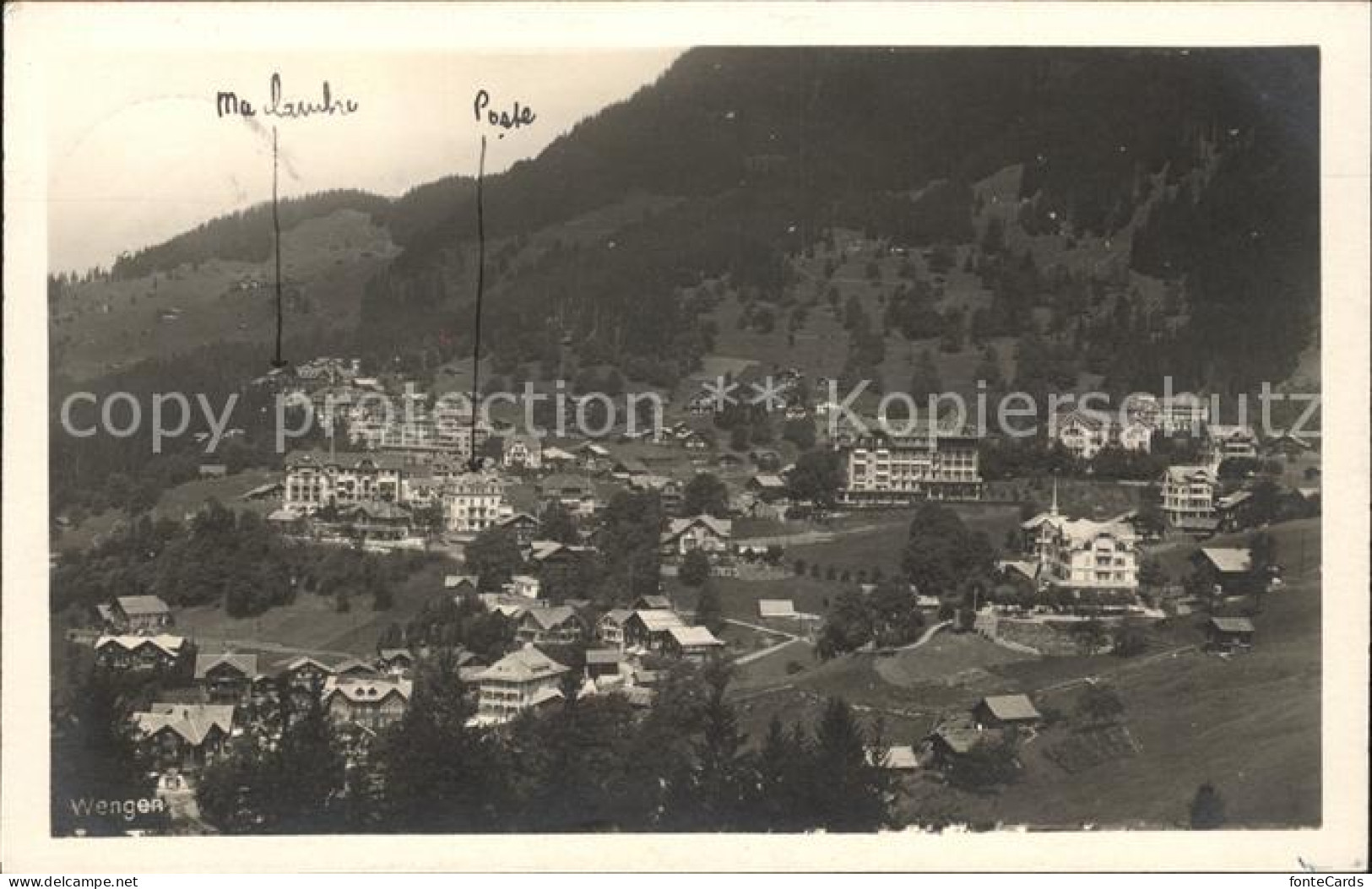 11769997 Wengen BE Ortsansicht Wengen - Other & Unclassified