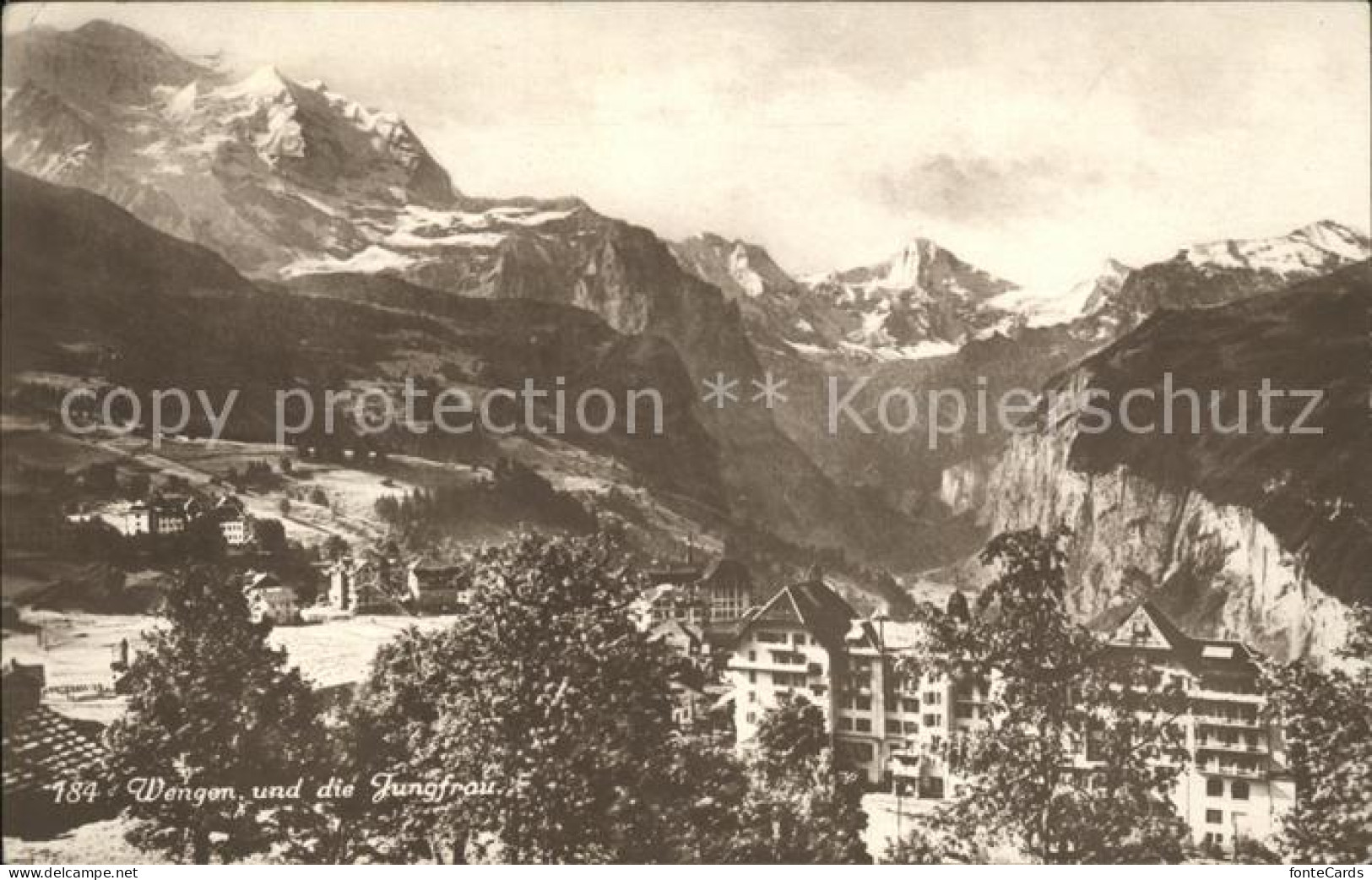 11769996 Wengen BE Mit Jungfrau Wengen - Sonstige & Ohne Zuordnung