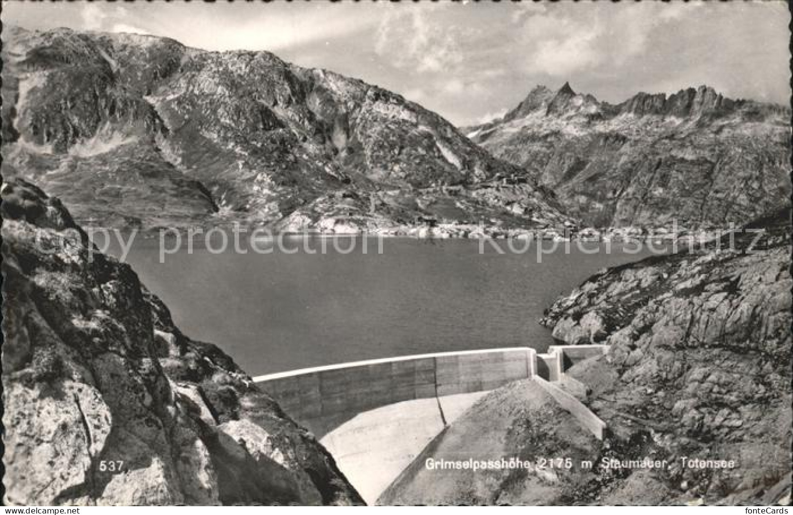 11769966 Grimsel Pass Staumauer Totensee Grimsel Pass - Sonstige & Ohne Zuordnung