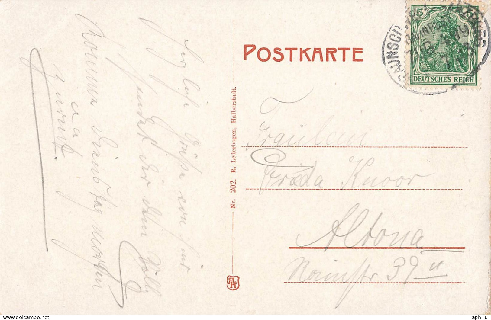 Bahnpost (Ambulant; R.P.O./T.P.O.) Braunschweig-Harzburg (ZA2529) - Briefe U. Dokumente