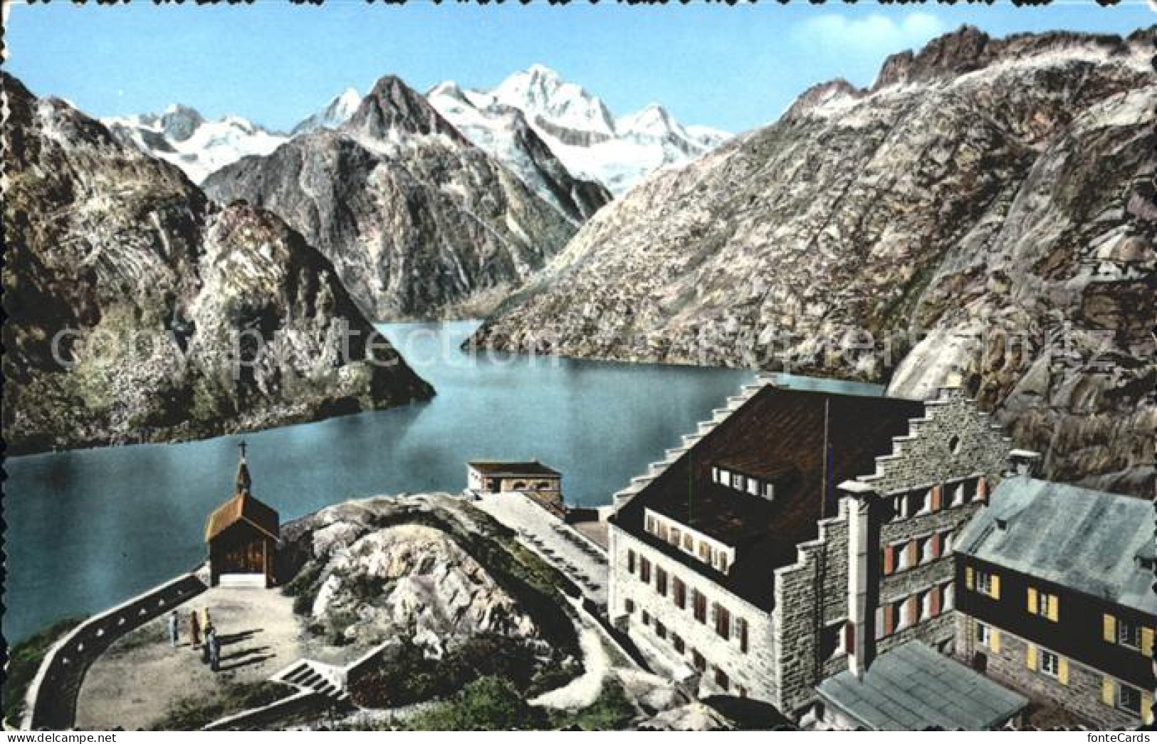 11769927 Grimsel Pass Hospiz Mit See Und Finsteraarhorn  Grimsel Pass - Sonstige & Ohne Zuordnung